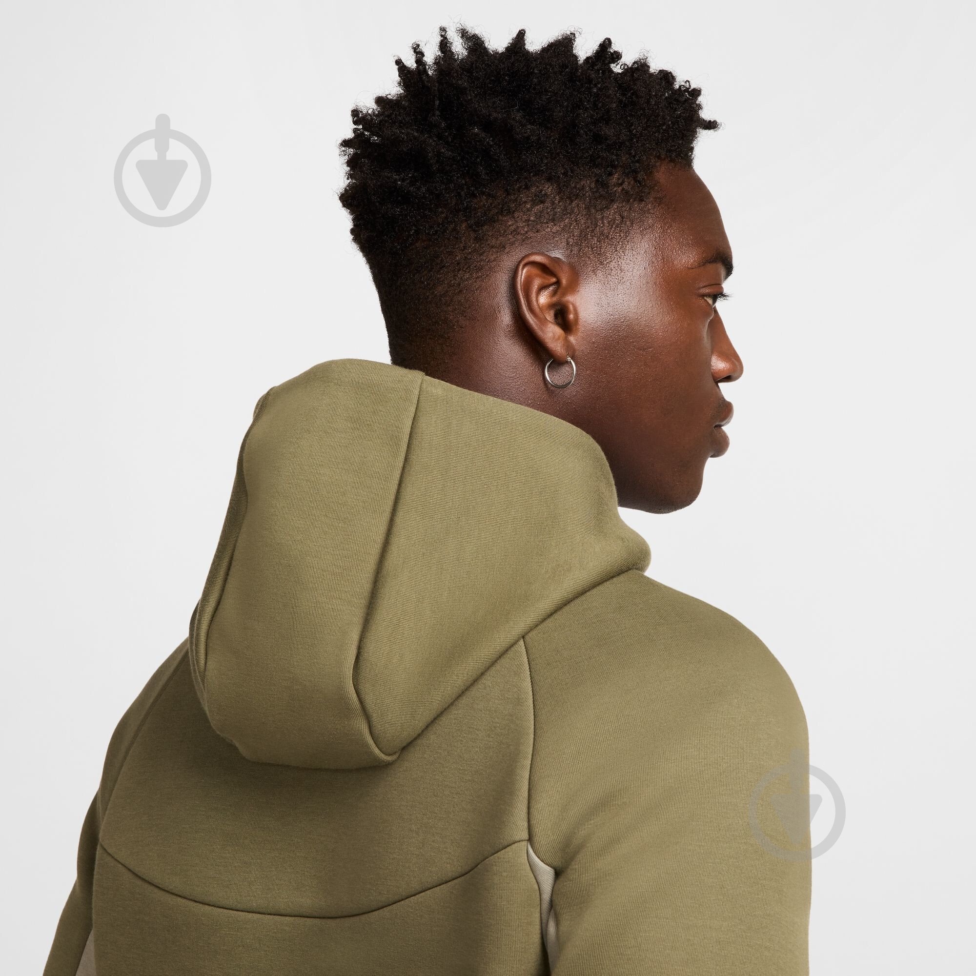 Джемпер Nike M NK TCH FLC FZ WR HOODIE HV0949-222 р.2XL хаки - фото 9 Джемпер Nike M NK TCH FLC FZ WR HOODIE HV0949-222 р.2XL хаки - фото 9