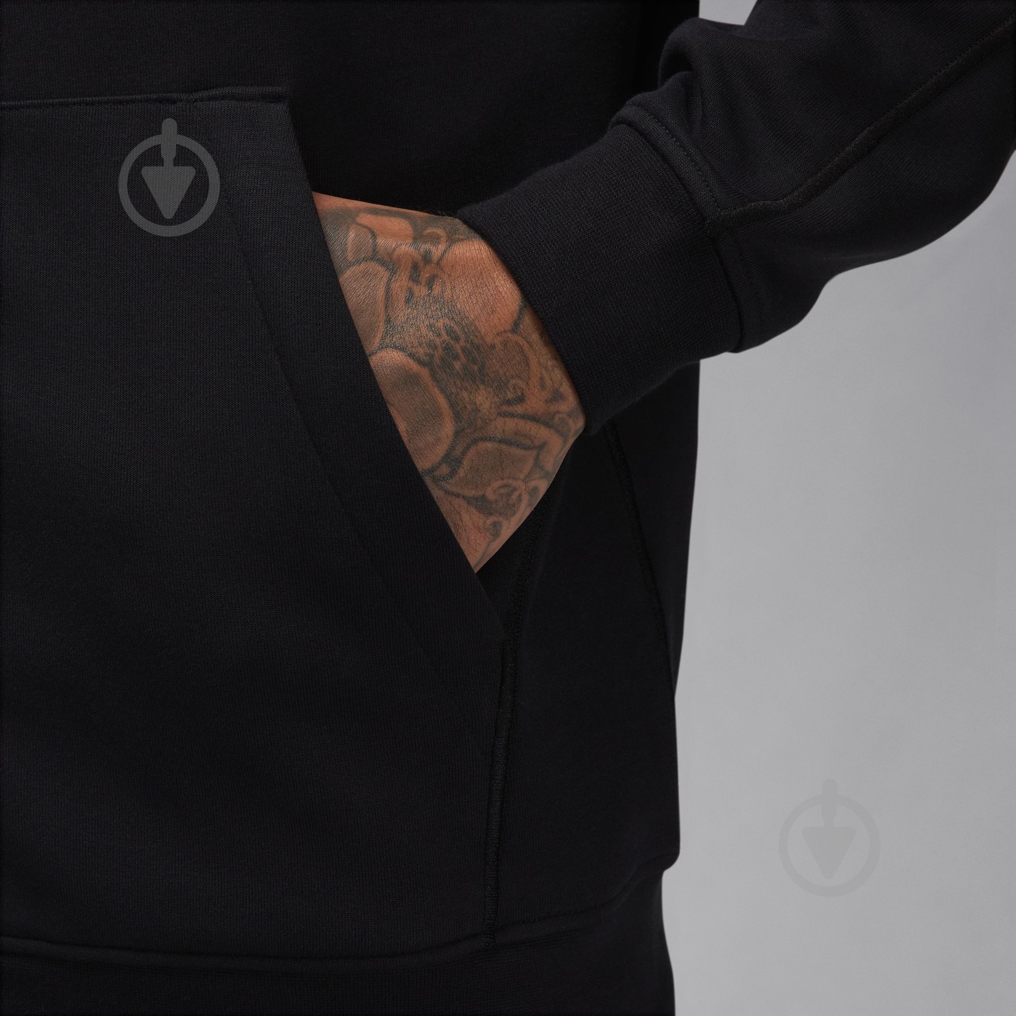 Джемпер Jordan M J DF SPRT HOOP FLC FZ FV8602-010 р.2XL черный - фото 5