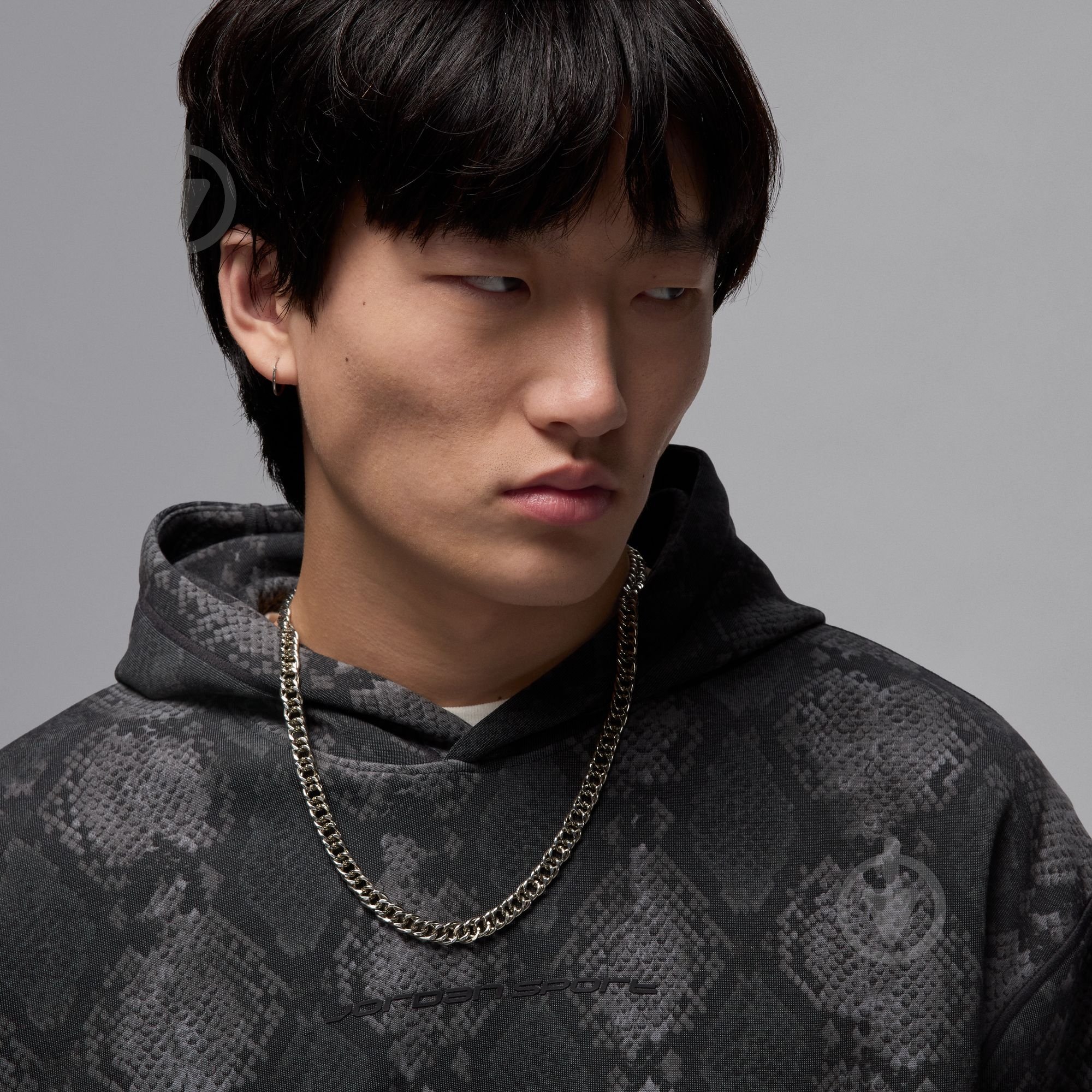 Джемпер Jordan M J DF SPRT HP FLC AOP PO HF9894-010 р.2XL черный - фото 3