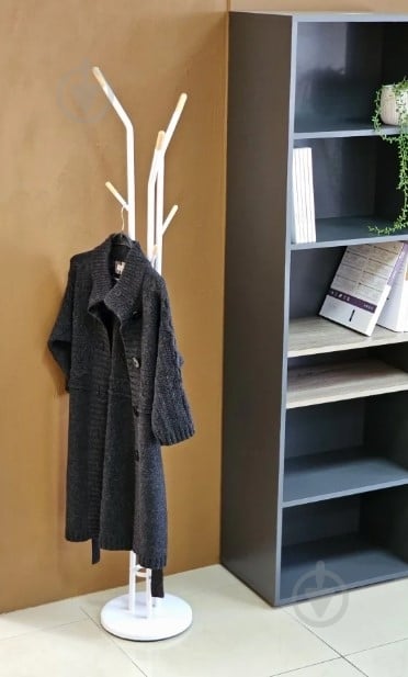 Вешалка Signal Meble SANDERBN SANDER белый/бук - фото 4