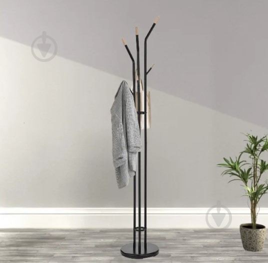 Вешалка Signal Meble SANDERCN SANDER черный/бук - фото 4 Вешалка Signal Meble SANDERCN SANDER черный/бук - фото 4