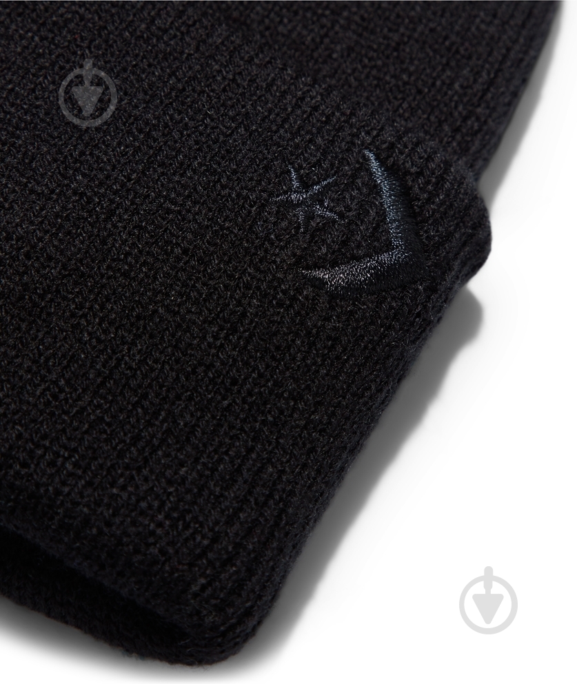 Шапка Converse Core Beanie 10017297-001 р.one size чорний - фото 3 Шапка Converse Core Beanie 10017297-001 р.one size чорний - фото 3