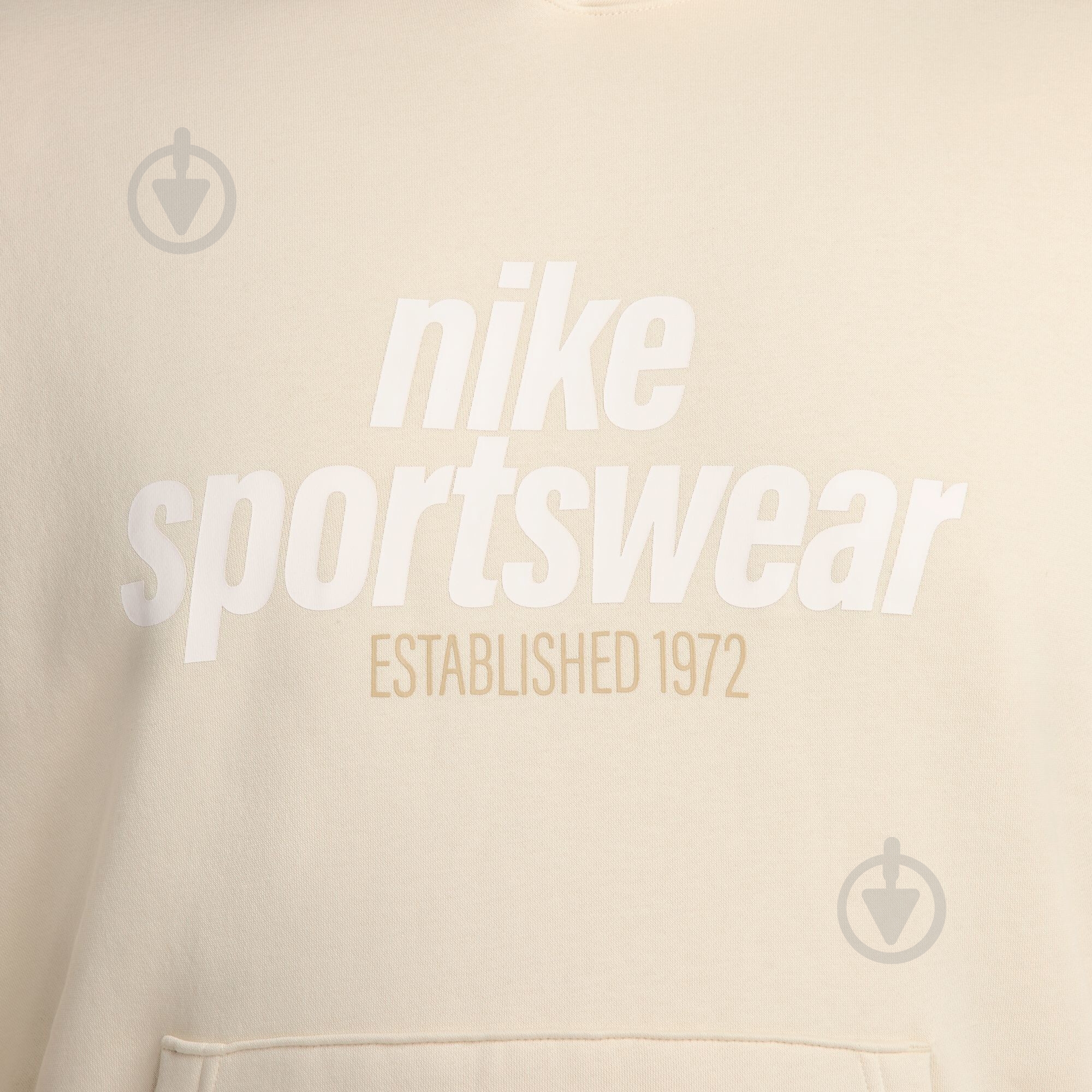 Джемпер Nike M NK CLUB BB PO HDY NSW GFX HJ2159-234 р.3XL бежевий - фото 10