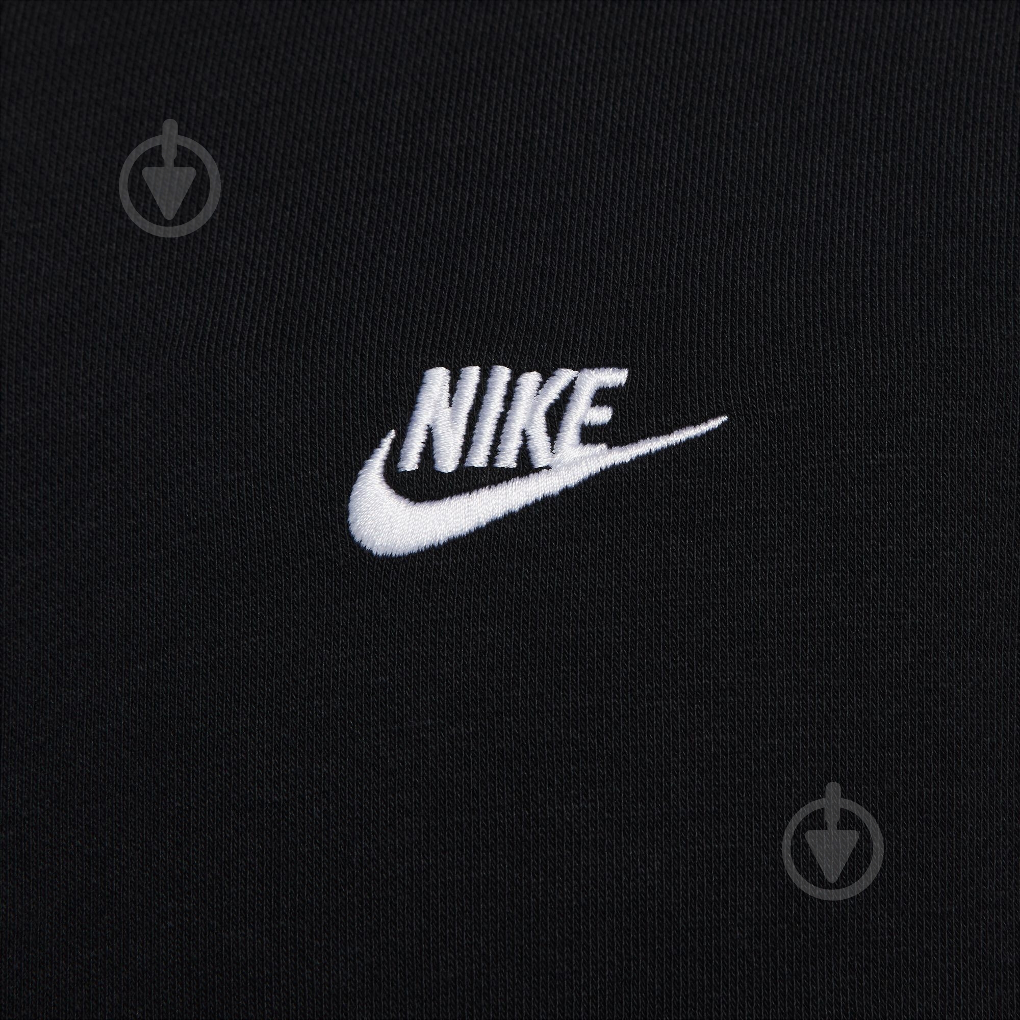 Джемпер Nike M NK CLUB FT FZ HOODIE FN3884-010 р.3XL чорний - фото 4