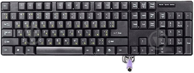 Клавиатура Gembird (KB-103-UA/PS2) - фото 1 Клавиатура Gembird (KB-103-UA/PS2) - фото 1