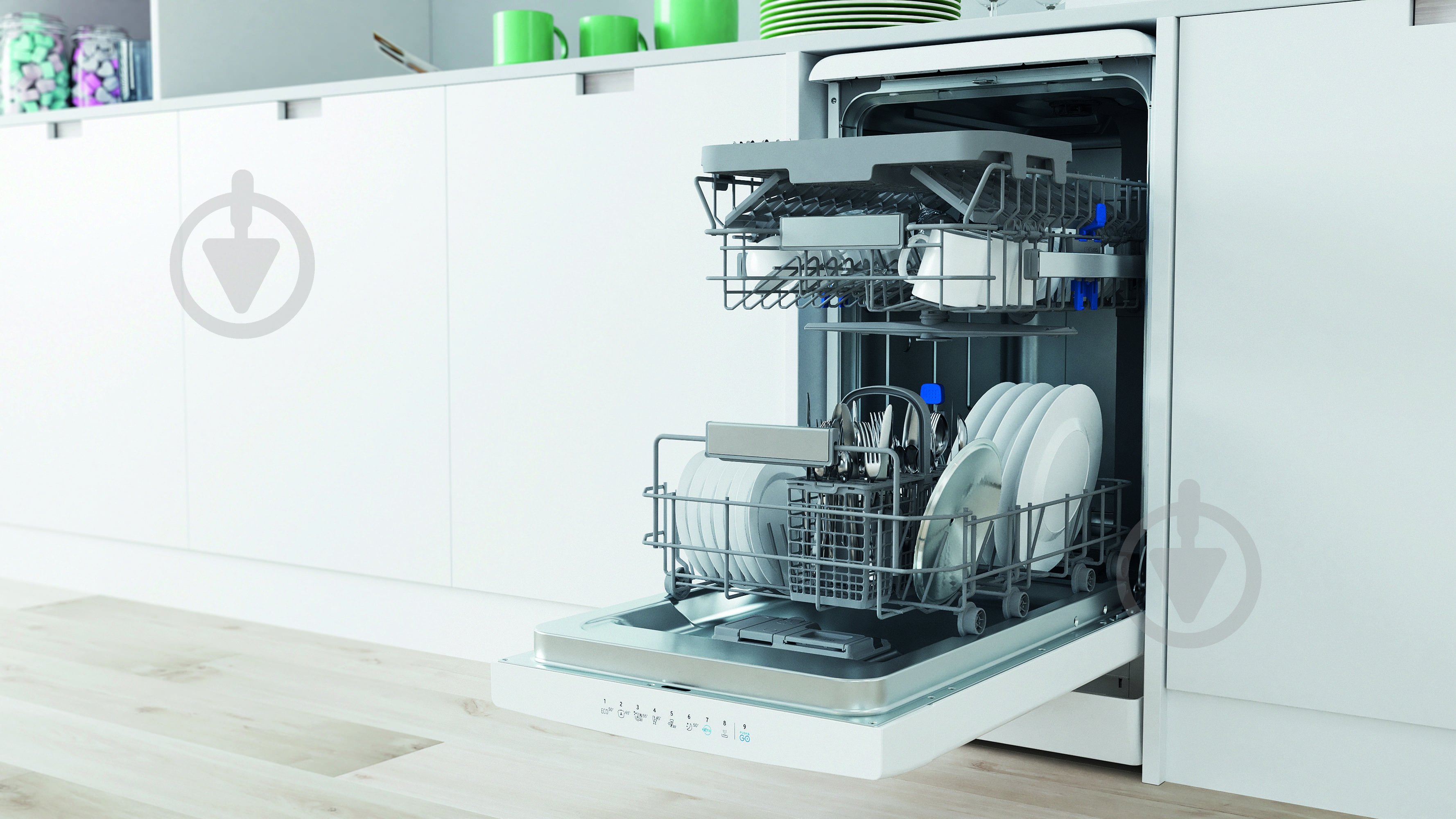 Посудомийна машина Indesit DSFO3T224C - фото 7