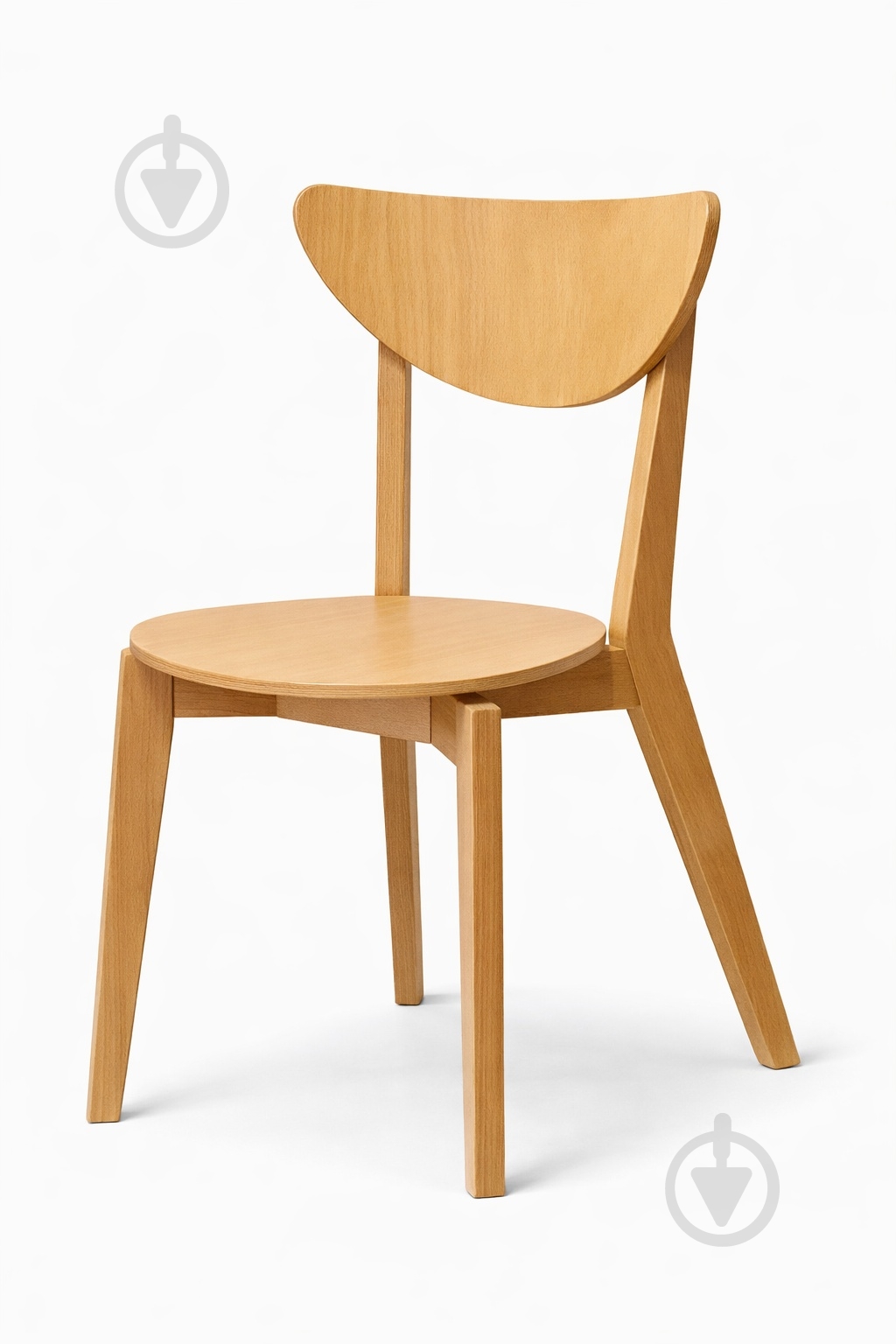 Стул Порту прозрачный лак / бук - фото 1