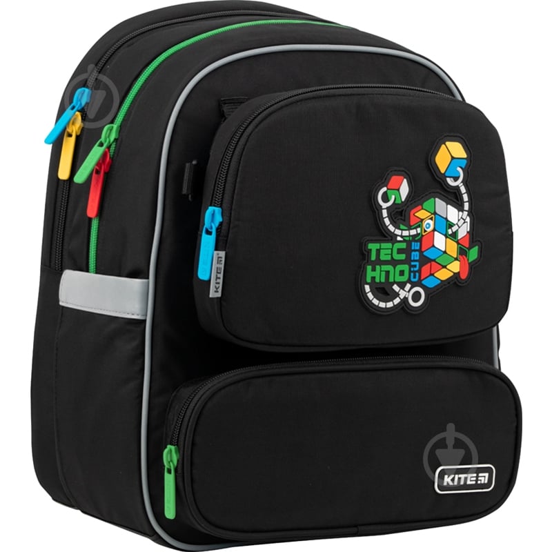 Рюкзак школьный KITE Techno Cube K22-756S-4 - фото 2