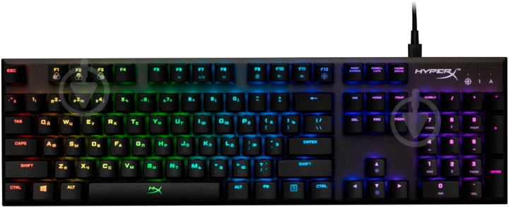 Клавиатура HyperX FPS RGB Kailh Silver Speed (HX-KB1SS2-RU) - фото 2