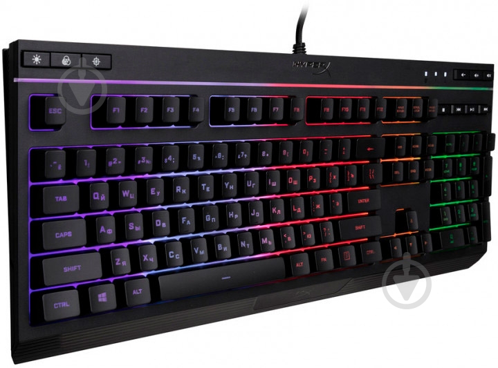 Клавиатура HyperX Alloy Core RGB (HX-KB5ME2-RU) - фото 3 Клавиатура HyperX Alloy Core RGB (HX-KB5ME2-RU) - фото 3