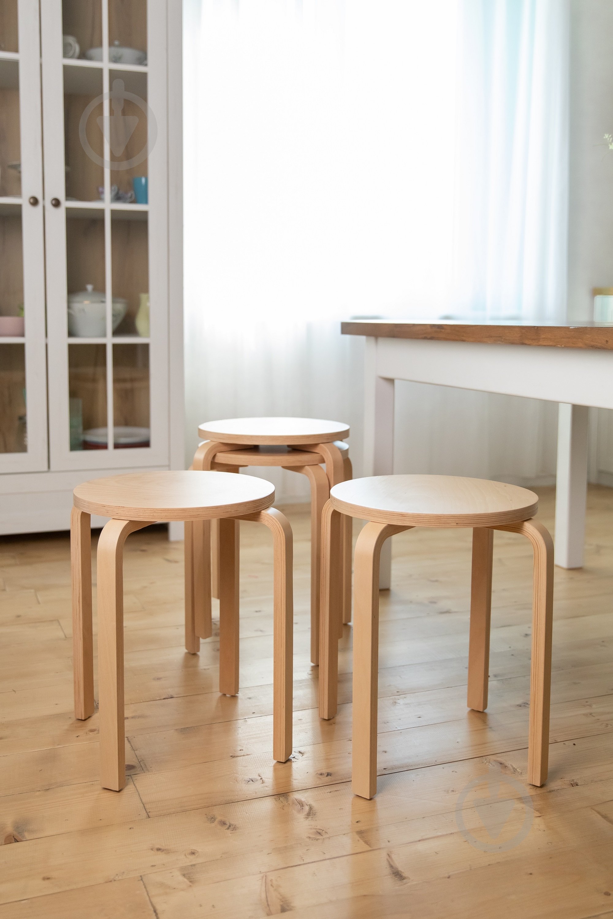 Табурет деревянный Scandi бук - фото 3 Табурет деревянный Scandi бук - фото 3