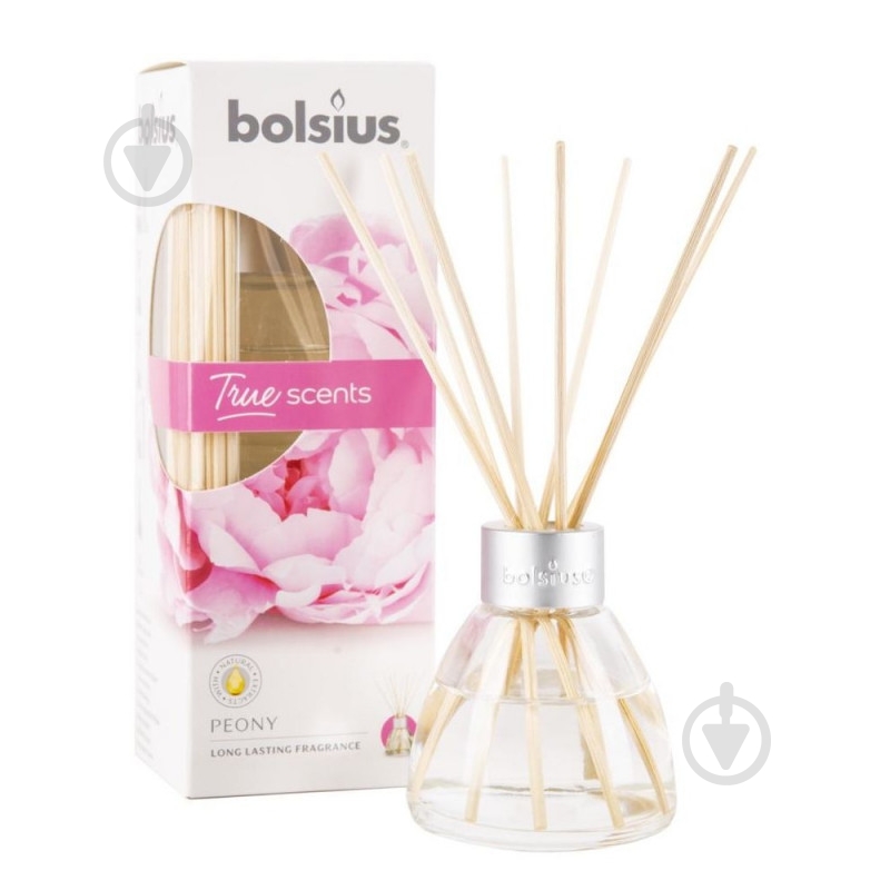 Аромадиффузор Bolsius с палочками Пион 45 мл - фото 2 Аромадиффузор Bolsius с палочками Пион 45 мл - фото 2