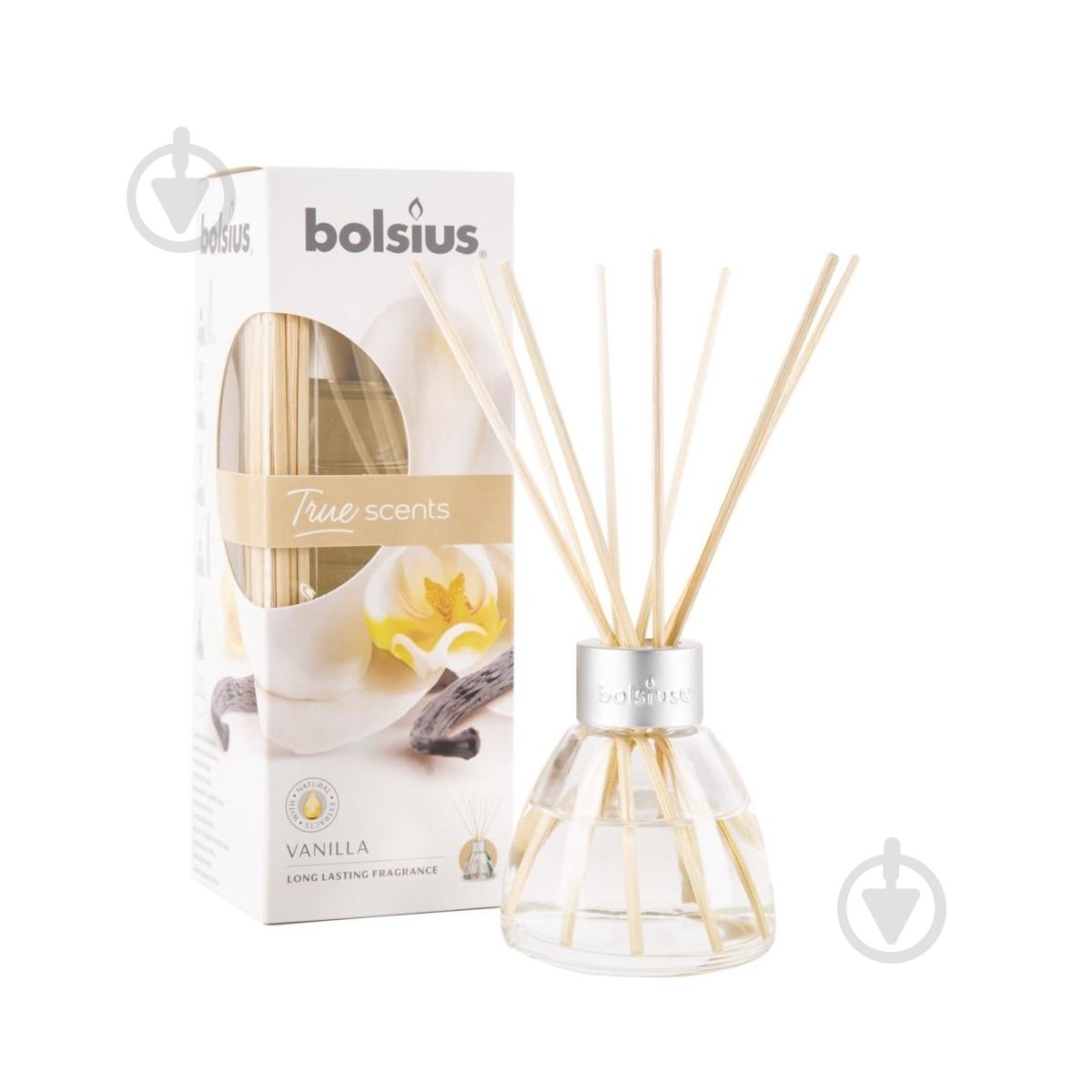 Аромадиффузор Bolsius с палочками Ваниль 45 мл - фото 2 Аромадиффузор Bolsius с палочками Ваниль 45 мл - фото 2