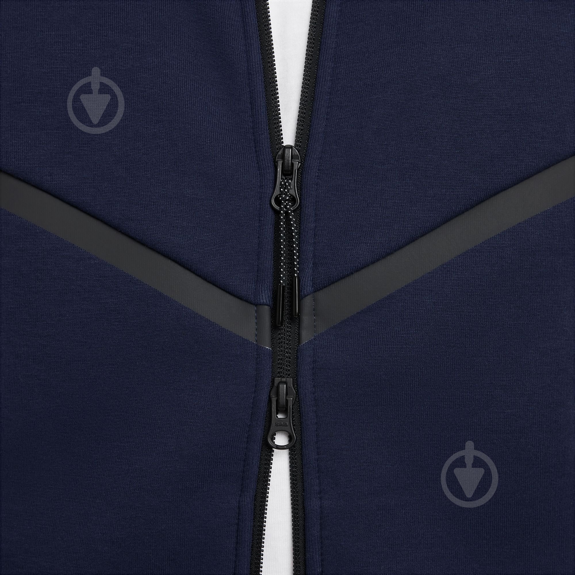 Джемпер M NK TCH FLC FZ WR HOODIE HV0949-451 р.L темно-синий - фото 4