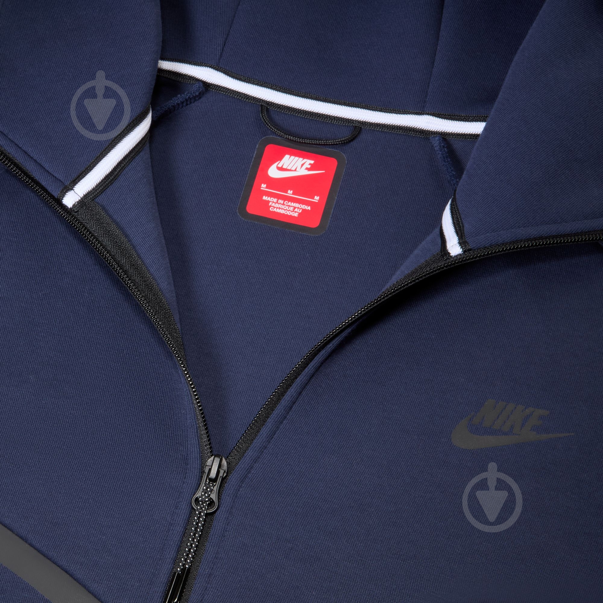 Джемпер M NK TCH FLC FZ WR HOODIE HV0949-451 р.L темно-синий - фото 9