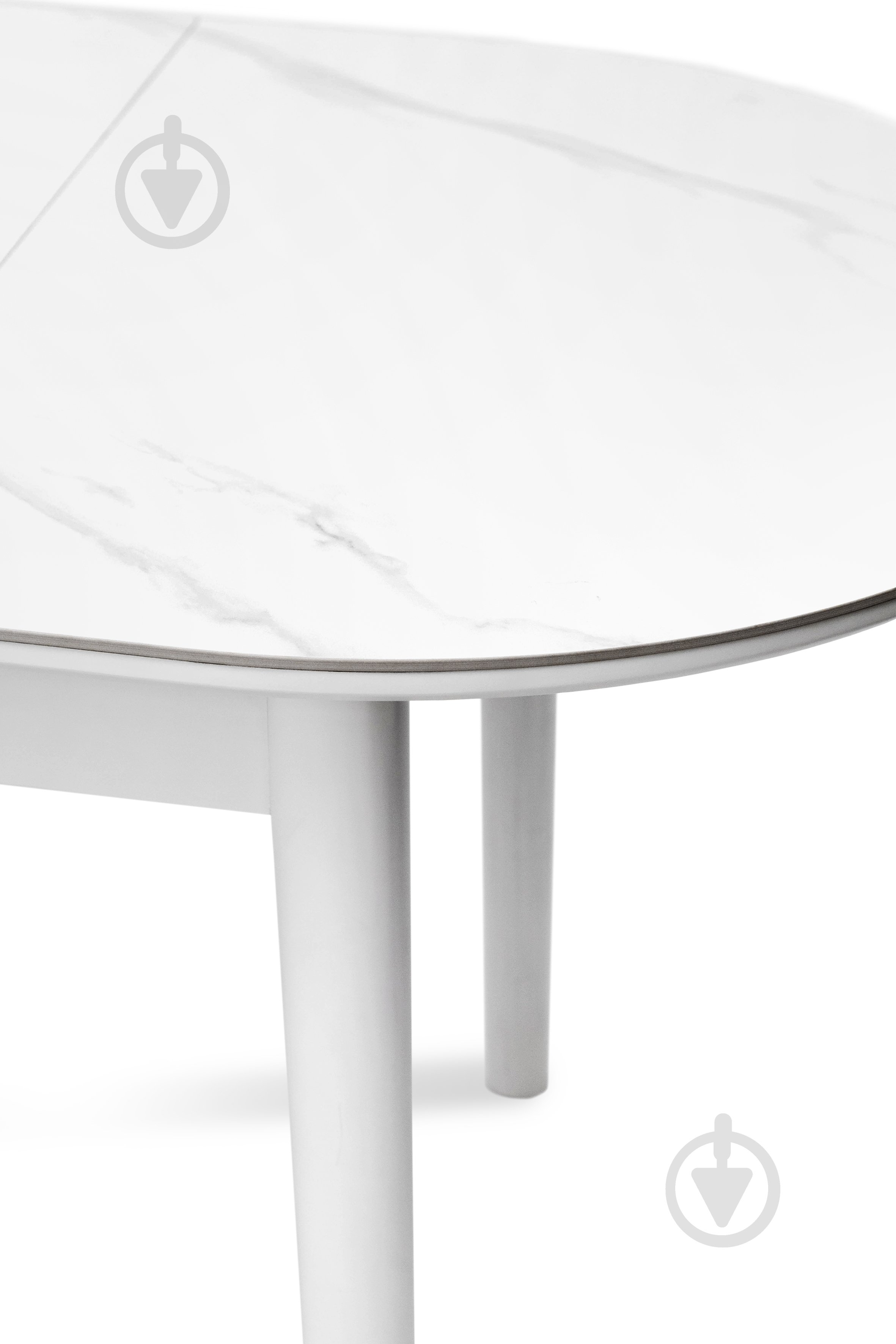 Стіл обідній Мікс Меблі Тітан 1100(1400)x750x760мм білий/білий - фото 6 Стіл обідній Мікс Меблі Тітан 1100(1400)x750x760мм білий/білий - фото 6