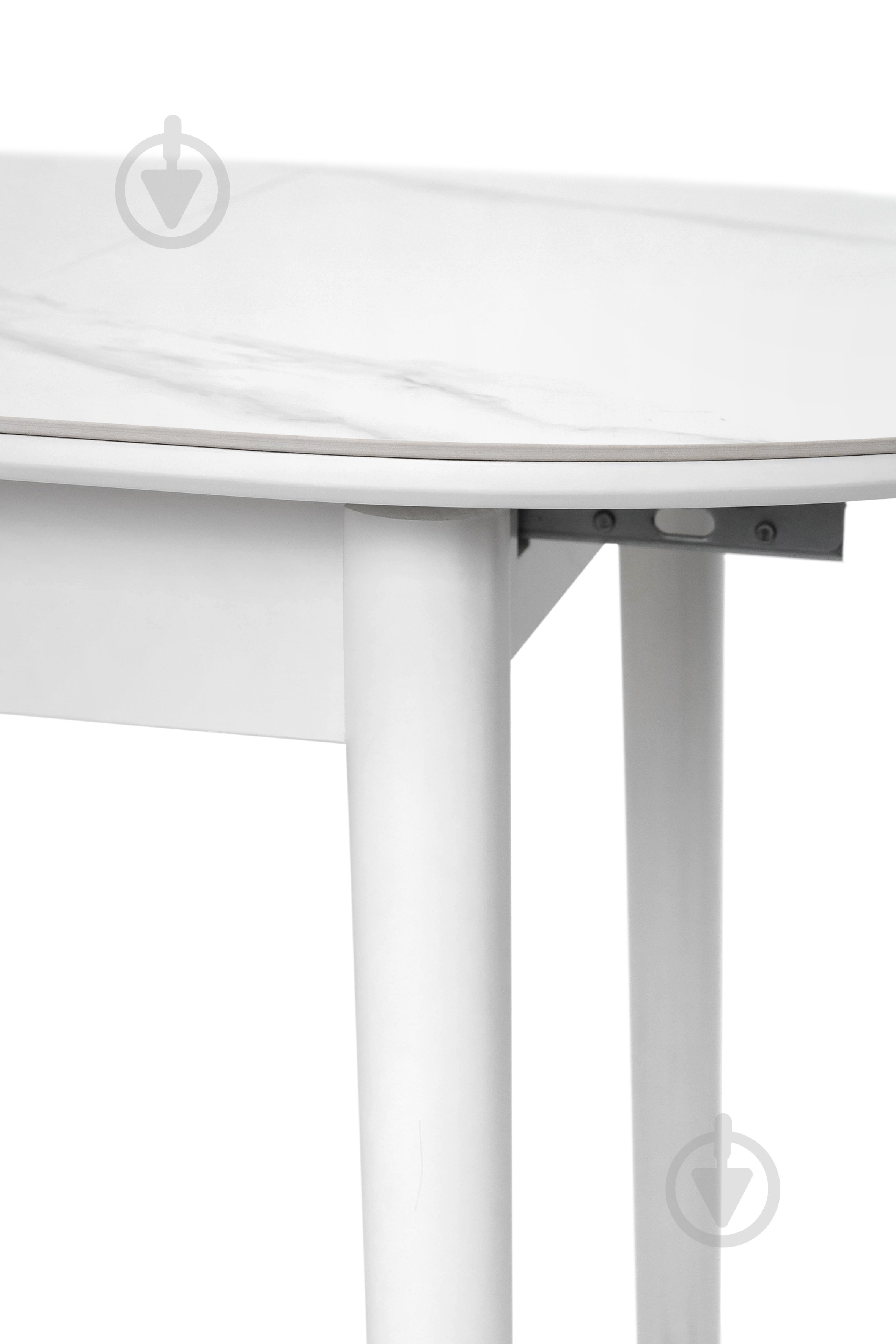 Стіл обідній Мікс Меблі Тітан 1100(1400)x750x760мм білий/білий - фото 10 Стіл обідній Мікс Меблі Тітан 1100(1400)x750x760мм білий/білий - фото 10