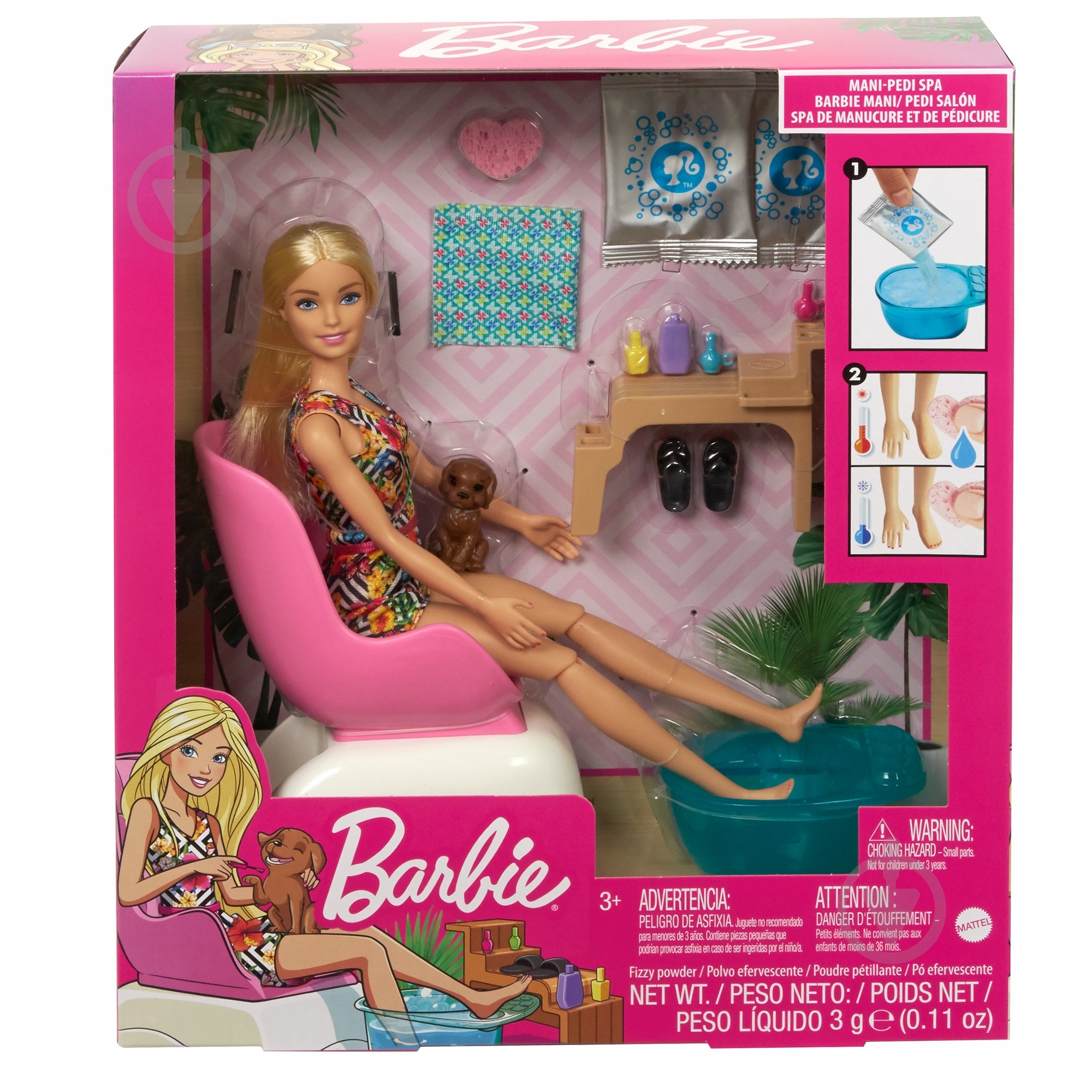Игровой набор Barbie Маникюрный салон GHN07 - фото 5 Игровой набор Barbie Маникюрный салон GHN07 - фото 5