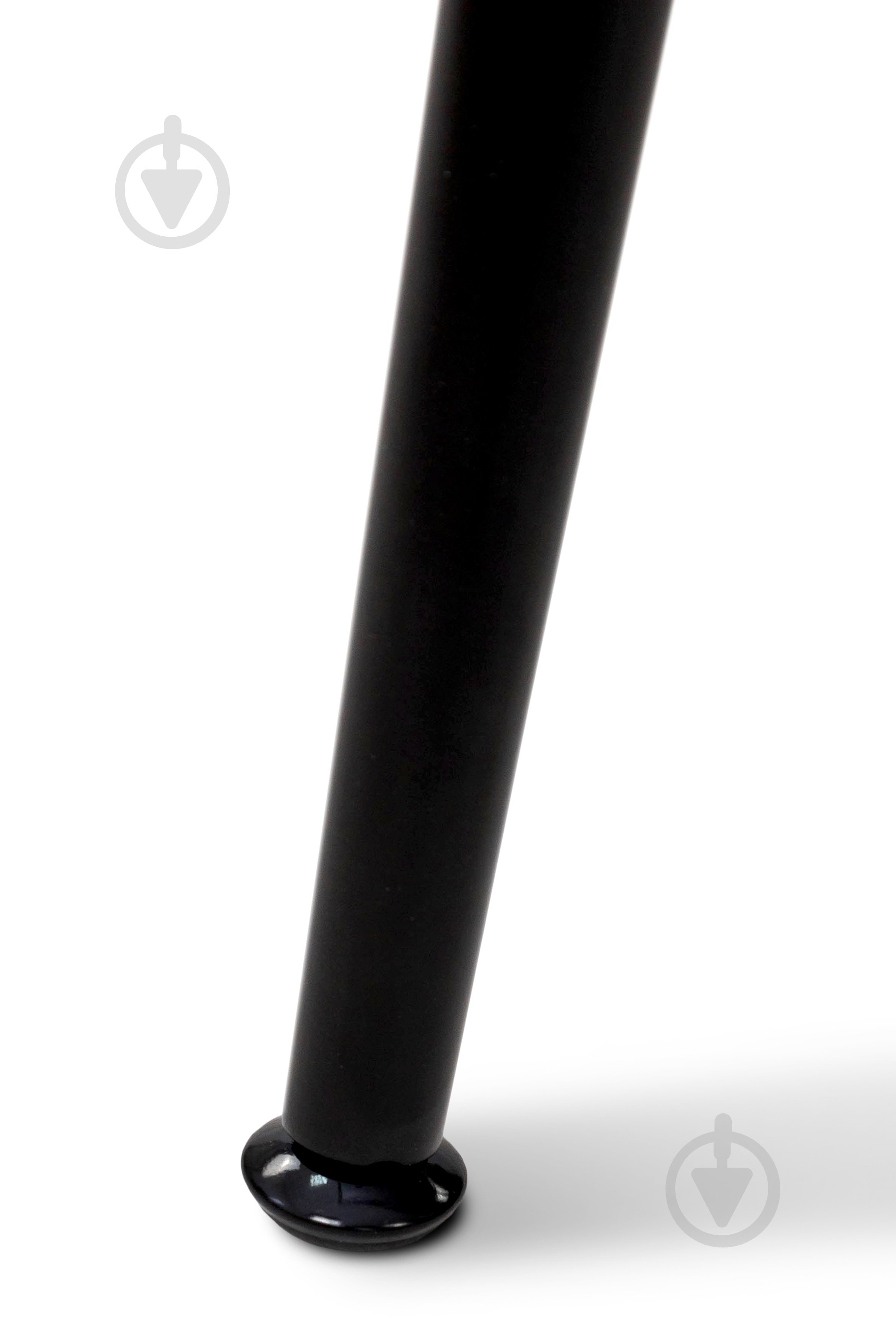 Стол обеденный Мікс Меблі Торнадо 1200x700x750мм серо-бежевый/черный - фото 6