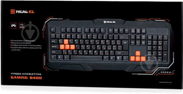 Клавиатура Real-el (8400 Gaming, black) - фото 2