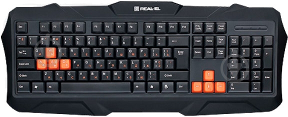 Клавиатура Real-el (8400 Gaming, black) - фото 1
