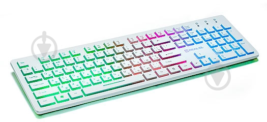 Клавіатура Real-el (7070 Comfort Backlit, white) - фото 2