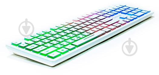 Клавіатура Real-el (7070 Comfort Backlit, white) - фото 3