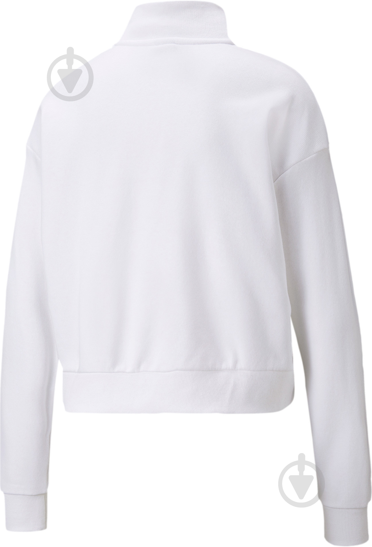 Свитшот Puma Power Half-Placket Crew 84712402 р. M белый - фото 5