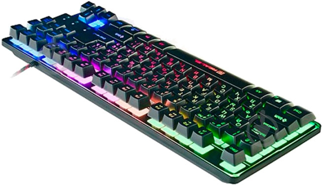Клавиатура Real-el (8710 Gaming TKL Backlit, black) - фото 5