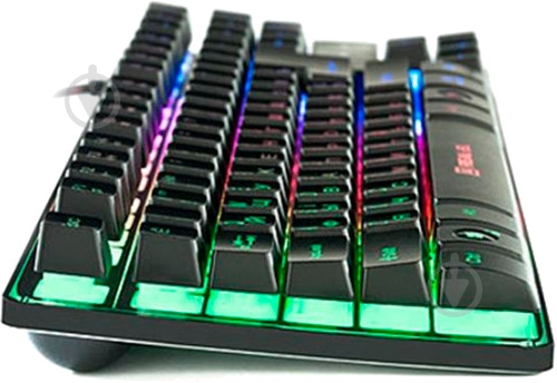 Клавиатура Real-el (8710 Gaming TKL Backlit, black) - фото 4