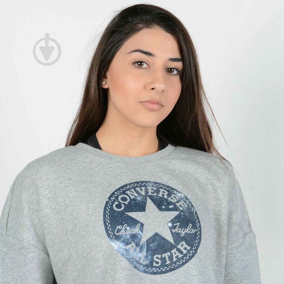 Джемпер Converse CHUCK PATCH NOVA CREW 10017717-035 р. L светло-серый - фото 3