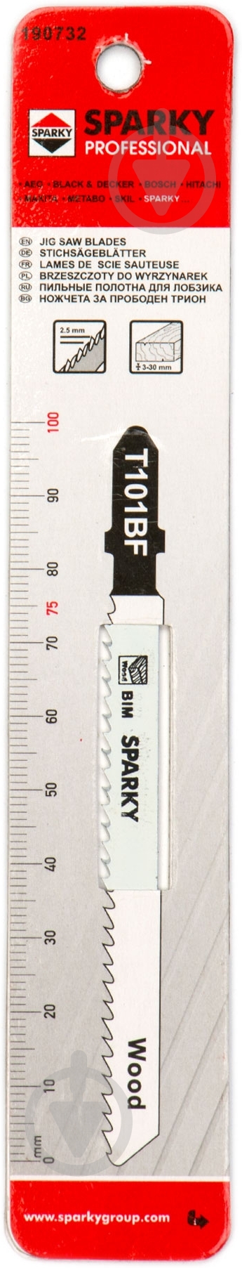 Пилка для електролобзика Sparky T101BF - фото 1