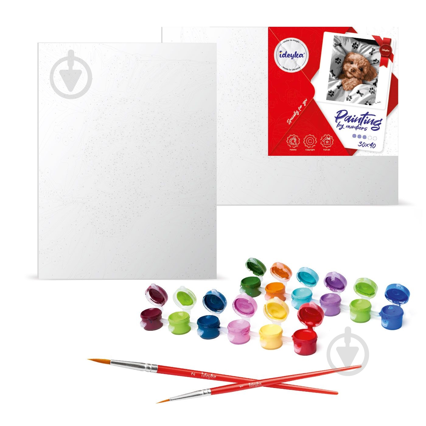 Картина за номерами Різнокольорові троянди ©sophiia_іllustrations Ideyka - фото 2