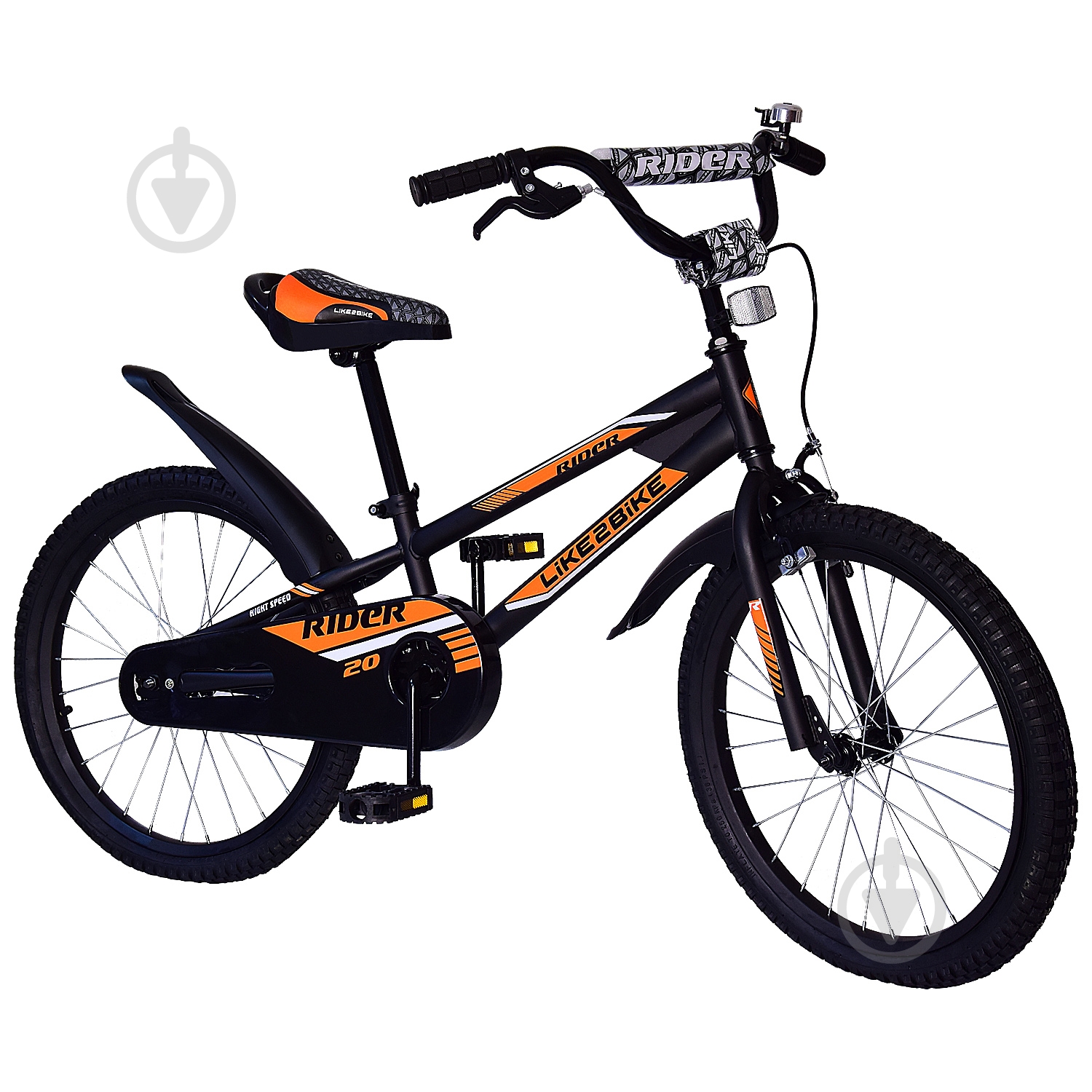 Велосипед детский Like2bike 20'' Fly черный 212016 - фото 1