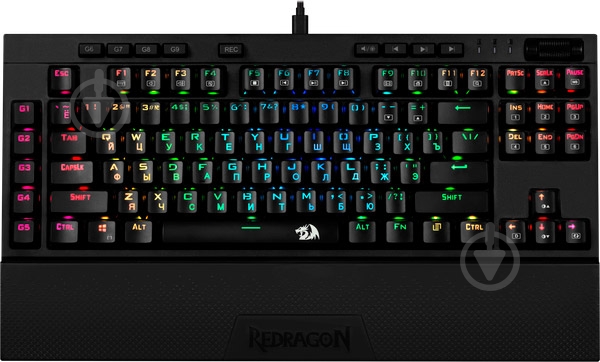 Клавіатура Redragon Broadsword RGB USB (77548) - фото 1