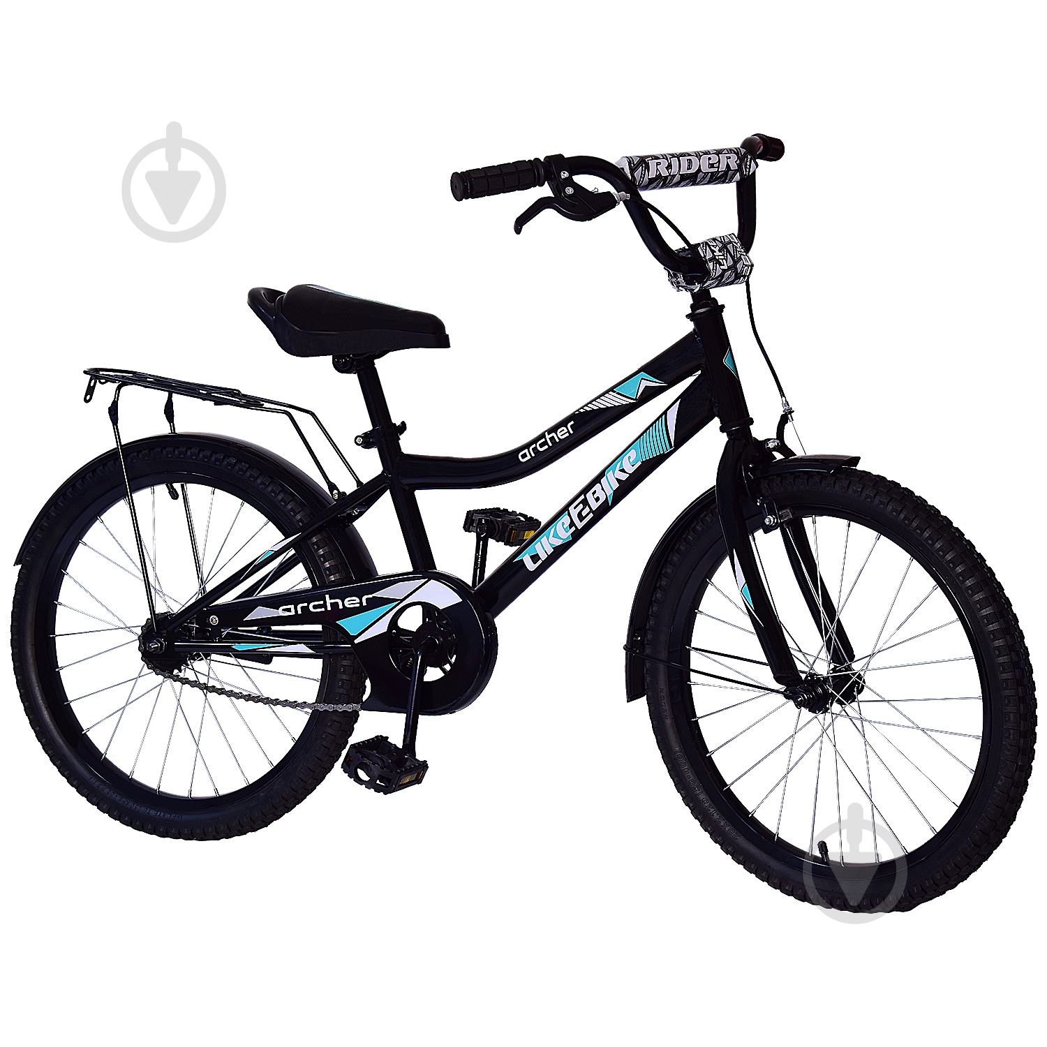 Велосипед дитячий Like2bike 20'' Fly чорний 212015 - фото 1