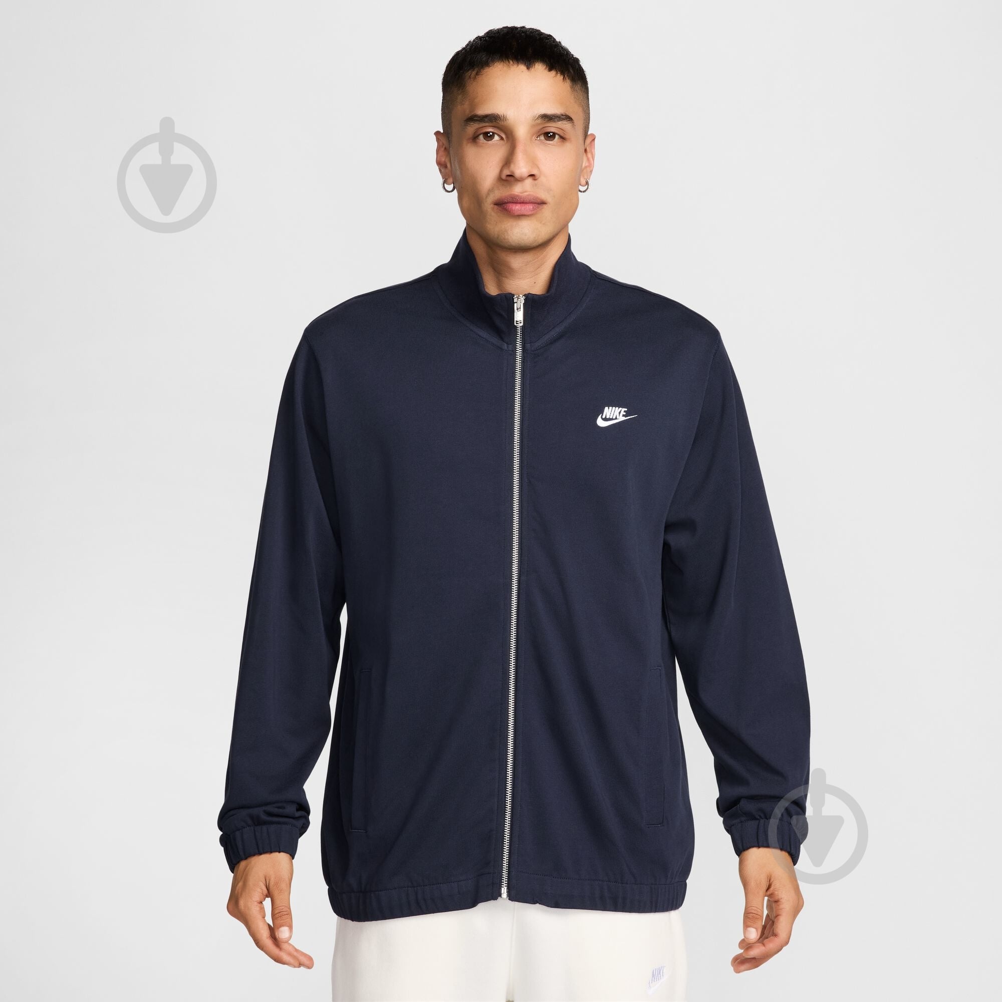 Джемпер Nike M NK CLUB KNIT JKT FQ3426-451 р.M синій - фото 1