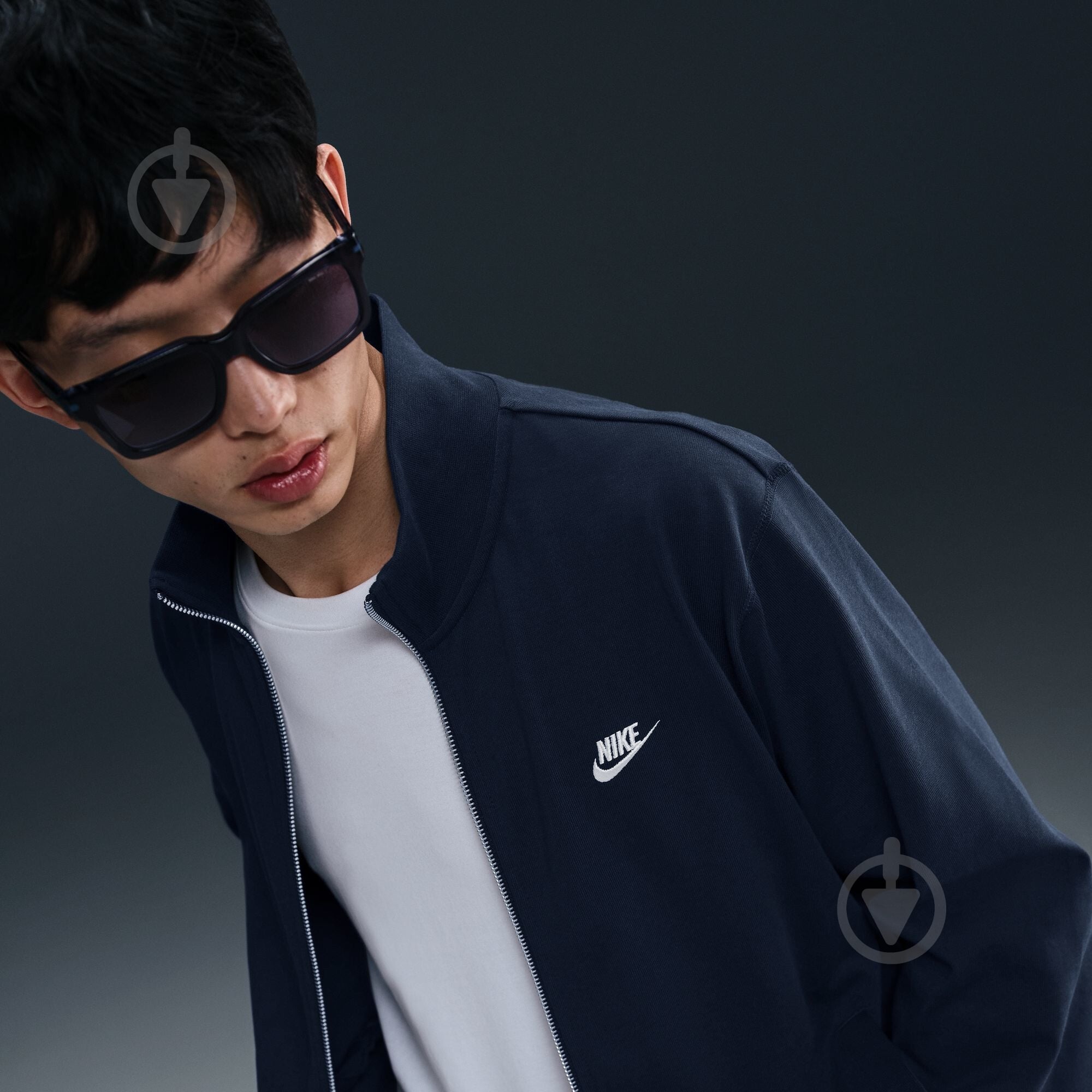 Джемпер Nike M NK CLUB KNIT JKT FQ3426-451 р.M синій - фото 8