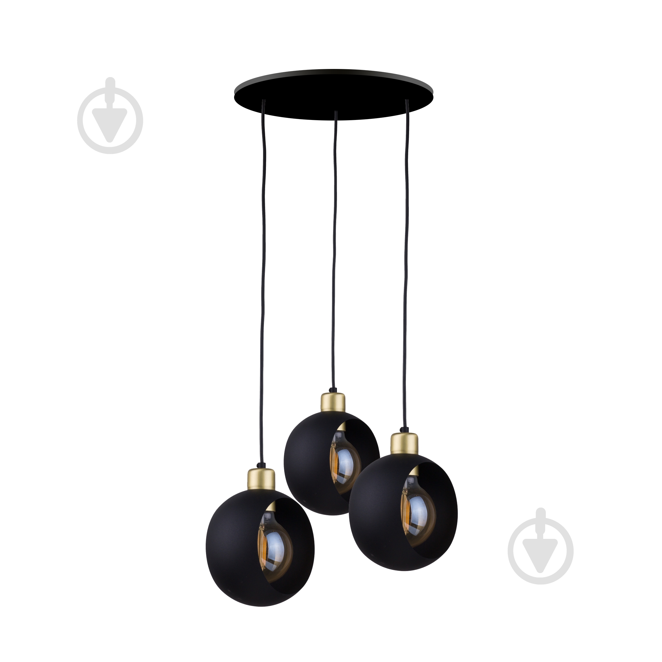 Подвес TK Lighting Cyklop O 3PL 3xE27 черный - фото 1 Подвес TK Lighting Cyklop O 3PL 3xE27 черный - фото 1