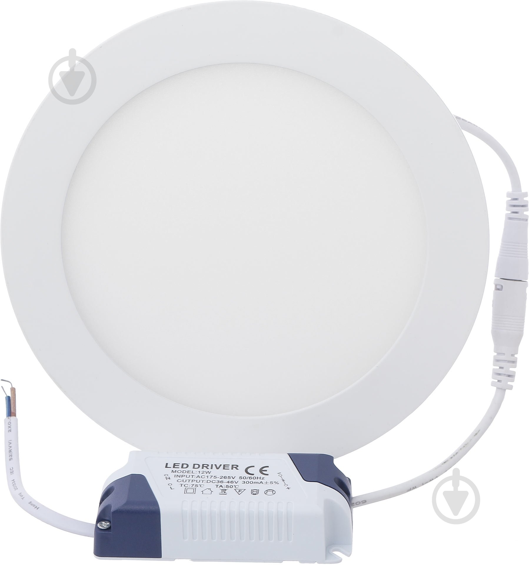 Світильник вбудовуваний (Downlight) Downlight 12 Вт 4000 К білий LED-DLR-12/4 - фото 4