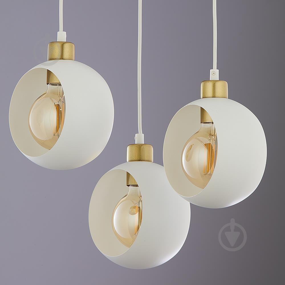 Подвес TK Lighting Cyklop O 3PL 3xE27 белый - фото 2