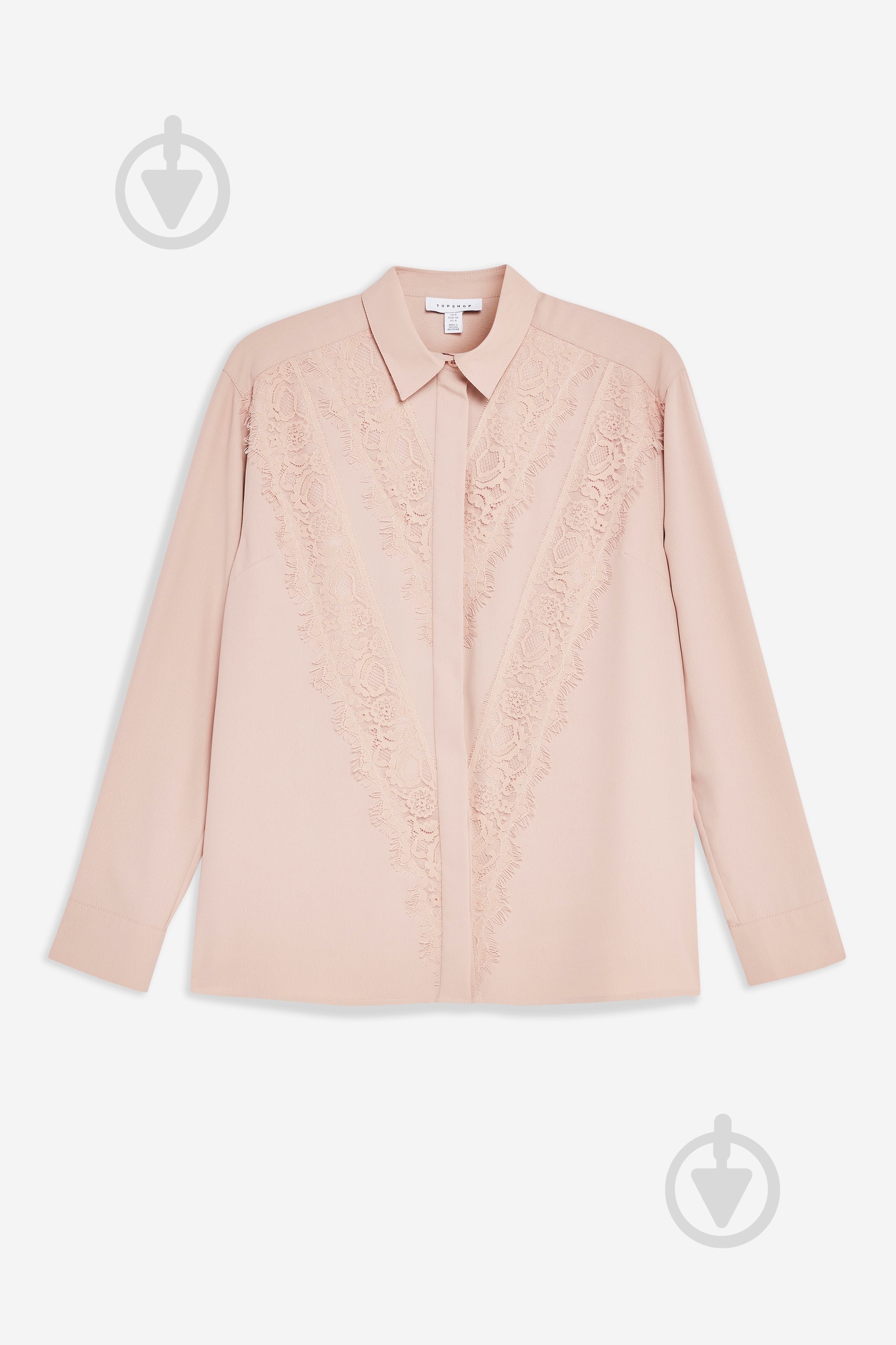 Сорочка TopShop BLOUSES 13B02Q-BLS р. 8 бежевий - фото 2 Сорочка TopShop BLOUSES 13B02Q-BLS р. 8 бежевий - фото 2