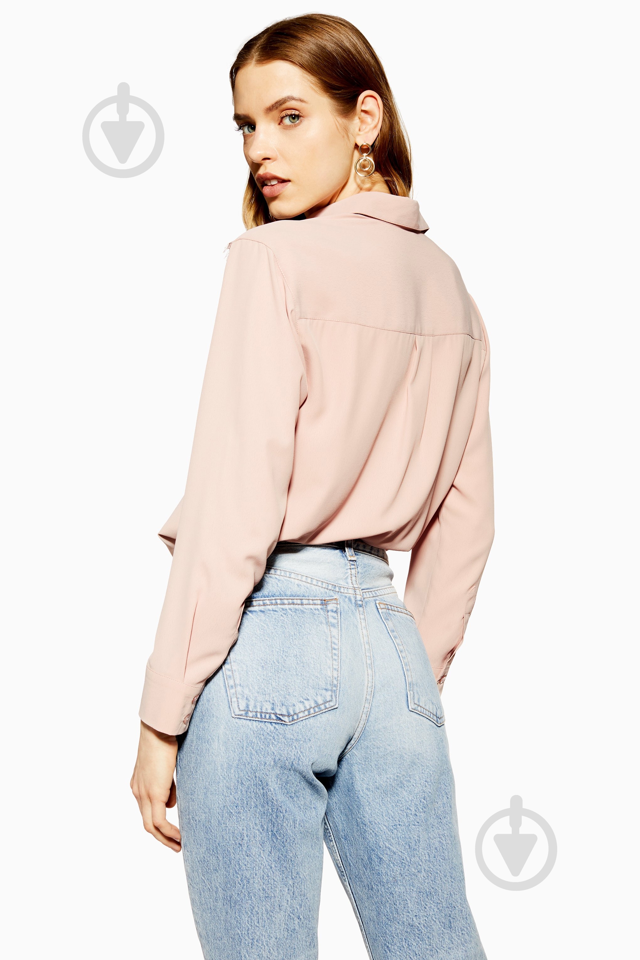 Сорочка TopShop BLOUSES 13B02Q-BLS р. 8 бежевий - фото 4 Сорочка TopShop BLOUSES 13B02Q-BLS р. 8 бежевий - фото 4