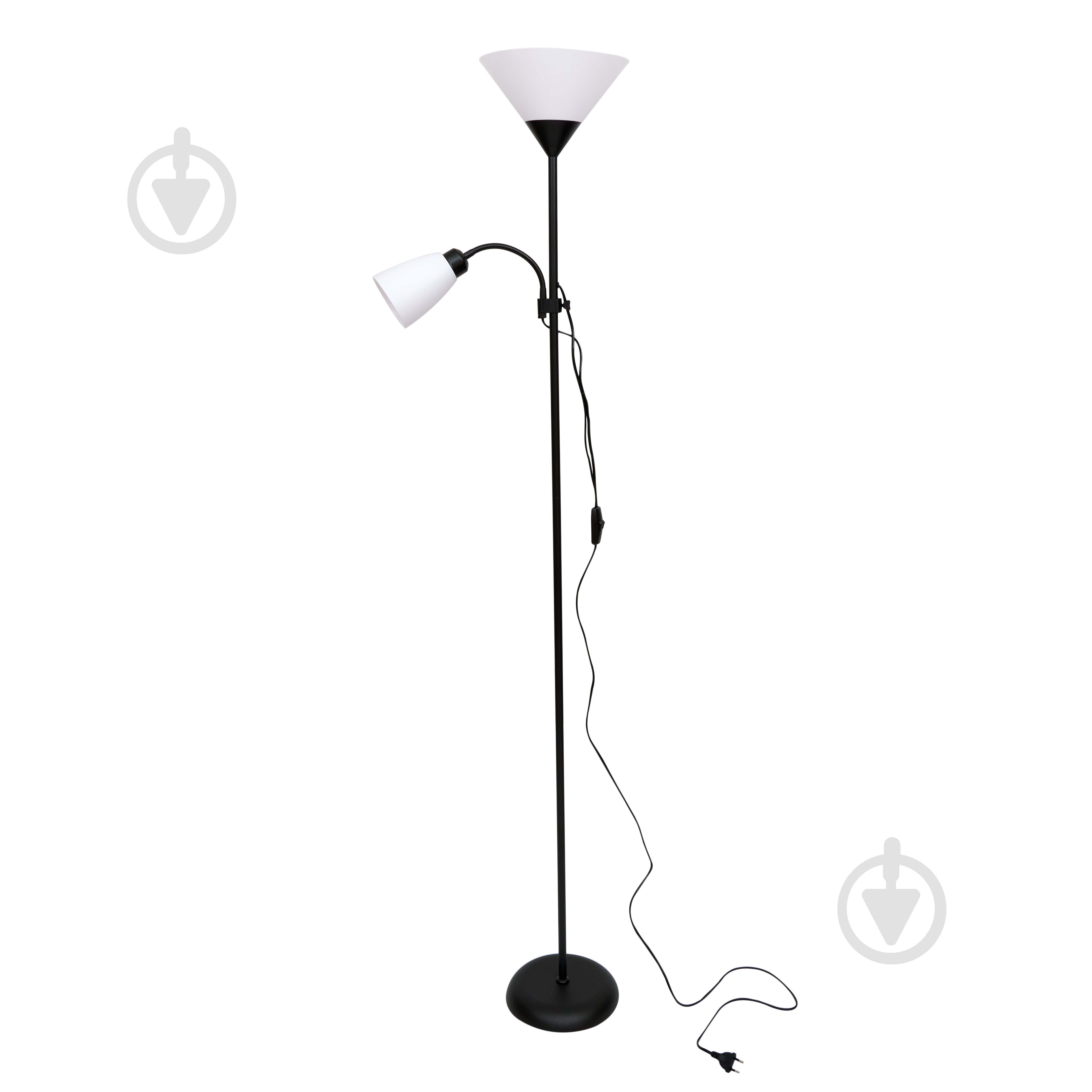 Торшер Accento lighting 40 Вт E27 чорний ML60829B-2 - фото 1
