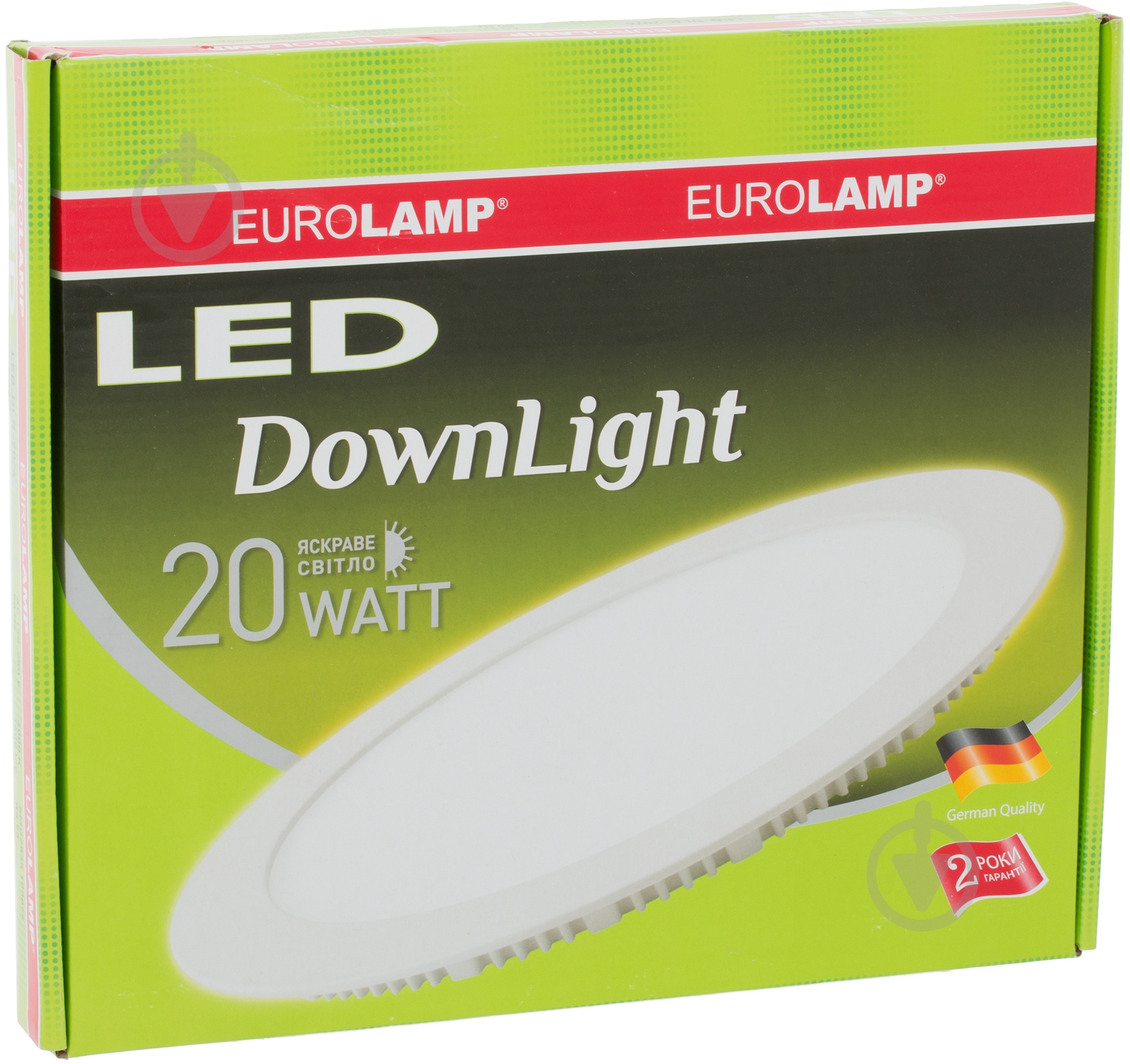 Світильник вбудовуваний (Downlight) Eurolamp 20 Вт 4000 К білий матовий LED-DLR-20/4 - фото 3