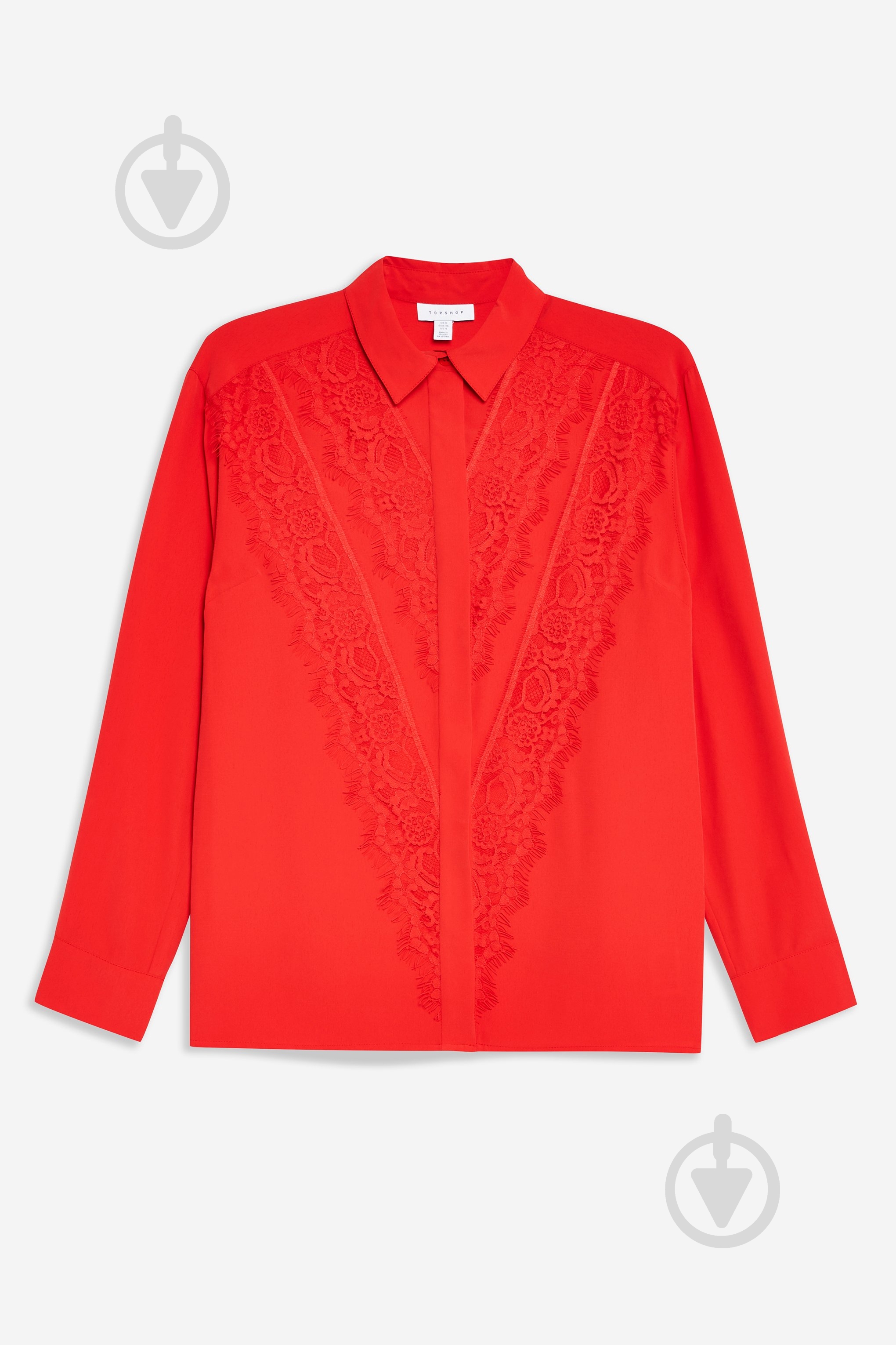 Рубашка TopShop BLOUSES 13B02Q-RED р. 6 красный - фото 2