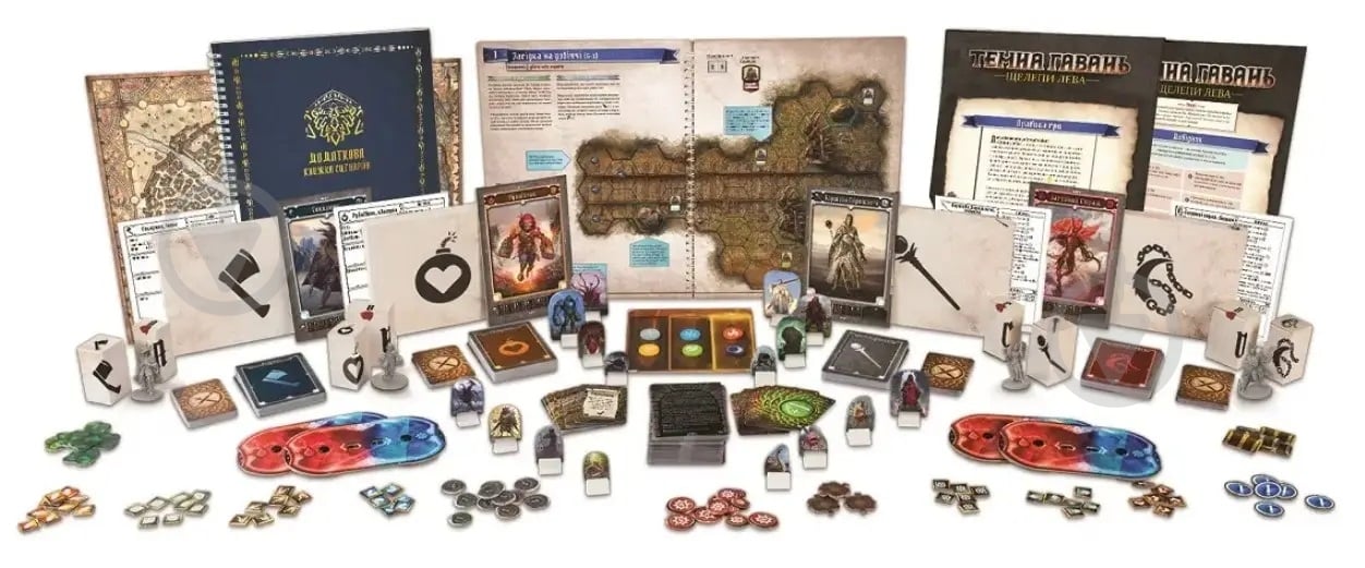 Гра настільна Lord of Boards Темна гавань. Щелепи лева (Gloomhaven Jaws of the Lion) - фото 3 Гра настільна Lord of Boards Темна гавань. Щелепи лева (Gloomhaven Jaws of the Lion) - фото 3