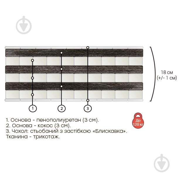 Матрас Кокос Софт Delight 140x200 см - фото 4