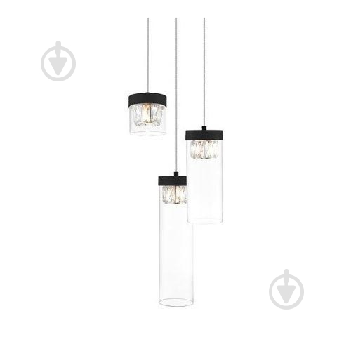 Подвес Zuma Line Gem 3x28 Вт G9 черный - фото 2