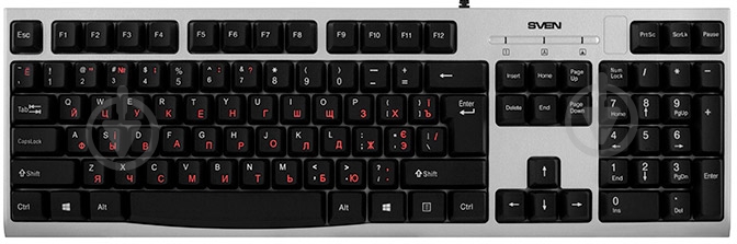 Клавиатура Sven (KB-S300 Silver) - фото 1